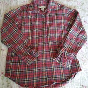 🍂 3/$15 Eddie Bauer Womens Flannel button up